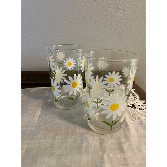 1970’s Happy Daisy Juice Glass - Picture 1 of 4